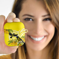 Bellbird New Zealand AirPods Case Korimako Kowhai Maori Pattern LT14 - Polynesian Pride