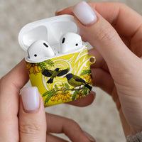 Bellbird New Zealand AirPods Case Korimako Kowhai Maori Pattern LT14 - Polynesian Pride