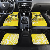 Bellbird New Zealand Car Mats Korimako Kowhai Maori Pattern
