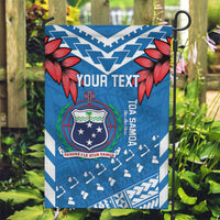 Custom Toa Samoa Rugby Garden Flag Samoan Siva Tau Uso Aso Uma