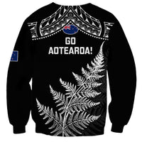 New Zealand Silver Fern Rugby Sweatshirt Go All Black 2023 World Cup LT14 - Polynesian Pride