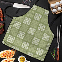 Vesuvian Green Palaka Quilt Hawaii Apron Traditional Hawaii-plaid Pattern - Polynesian Pride