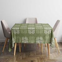 Vesuvian Green Palaka Quilt Hawaii Tablecloth Traditional Hawaii-plaid Pattern - Polynesian Pride