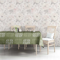 Vesuvian Green Palaka Quilt Hawaii Tablecloth Traditional Hawaii-plaid Pattern - Polynesian Pride