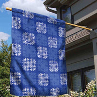 Royal Blue Palaka Quilt Hawaii Garden Flag Traditional Hawaii-plaid Pattern - Polynesian Pride