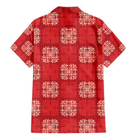 Red Palaka Quilt Hawaii Family Matching Mermaid Dress and Hawaiian Shirt Traditional Hawaii-plaid Pattern - Polynesian Pride