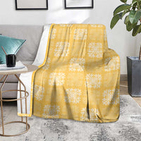Yellow Palaka Quilt Hawaii Blanket Traditional Hawaii-plaid Pattern - Polynesian Pride