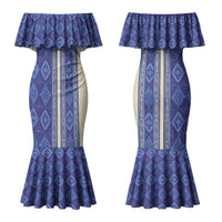 Mabuhay Philippines Festival Couples Matching Mermaid Dress and Hawaiian Shirt Yakan Modern Filipiniana Inspired LT14 - Polynesian Pride