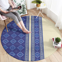 Mabuhay Philippines Festival Round Carpet Yakan Modern Filipiniana Inspired LT14 - Polynesian Pride