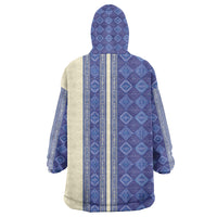 Mabuhay Philippines Festival Wearable Blanket Hoodie Yakan Modern Filipiniana Inspired LT14 - Polynesian Pride