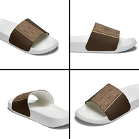 Mabuhay Philippines Festival Slide Sandals Tnalak Modern Filipiniana Inspired LT14 - Polynesian Pride