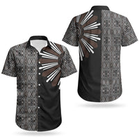 Mabuhay Philippines Festival Couples Matching Short Sleeve Bodycon Dress and Hawaiian Shirt Araw Tnalak Modern Filipiniana Inspired LT14 - Polynesian Pride