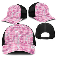 Alaka Aloha Hawaii Baseball Net Cap Plumeria Lei With Palaka Motif LT14 - Polynesian Pride