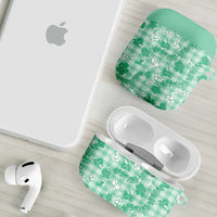 Omaomao Aloha Hawaii AirPods Case Plumeria Lei With Palaka Motif - Polynesian Pride