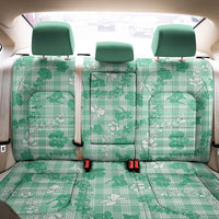 Omaomao Aloha Hawaii Back Car Seat Cover Plumeria Lei With Palaka Motif - Polynesian Pride