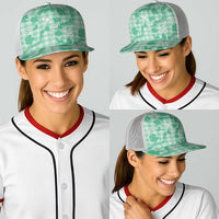 Omaomao Aloha Hawaii Baseball Net Cap Plumeria Lei With Palaka Motif LT14 - Polynesian Pride