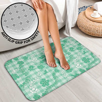 Omaomao Aloha Hawaii Bathroom Set Plumeria Lei With Palaka Motif - Polynesian Pride