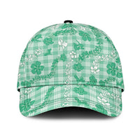 Omaomao Aloha Hawaii Classic Cap Plumeria Lei With Palaka Motif LT14 Universal Fit Green - Polynesian Pride