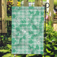 Omaomao Aloha Hawaii Garden Flag Plumeria Lei With Palaka Motif - Polynesian Pride