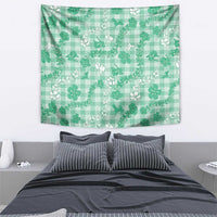 Omaomao Aloha Hawaii Tapestry Plumeria Lei With Palaka Motif - Polynesian Pride