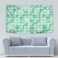 Omaomao Aloha Hawaii Tapestry Plumeria Lei With Palaka Motif - Polynesian Pride