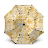 Melemele Aloha Hawaii Umbrella Plumeria Lei With Palaka Motif - Polynesian Pride