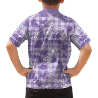 Poni Aloha Hawaii Family Matching Puletasi and Hawaiian Shirt Plumeria Lei With Palaka Motif - Polynesian Pride