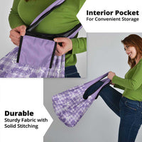 Poni Aloha Hawaii Grocery Bag Plumeria Lei With Palaka Motif - Polynesian Pride