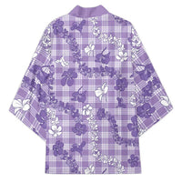 Poni Aloha Hawaii Kimono Plumeria Lei With Palaka Motif - Polynesian Pride