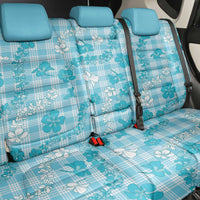 Polu Aloha Hawaii Back Car Seat Cover Plumeria Lei With Palaka Motif - Polynesian Pride