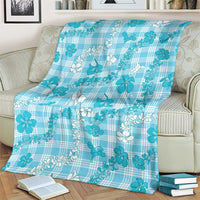 Polu Aloha Hawaii Blanket Plumeria Lei With Palaka Motif - Polynesian Pride