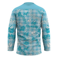Polu Aloha Hawaii Hockey Jersey Plumeria Lei With Palaka Motif - Polynesian Pride