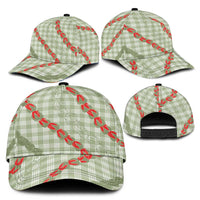 Omaomao Aloha Hawaii Classic Cap Rosebud Lei With Palaka Motif - Polynesian Pride