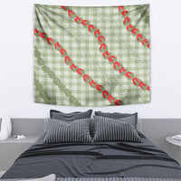 Omaomao Aloha Hawaii Tapestry Rosebud Lei With Palaka Motif - Polynesian Pride