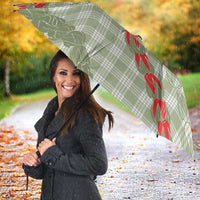 Omaomao Aloha Hawaii Umbrella Rosebud Lei With Palaka Motif - Polynesian Pride