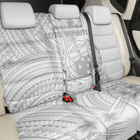 Samoa White Sunday Back Car Seat Cover Manuia le Aso Sa o Tamaiti Polynesian Plumeria LT14 - Polynesian Pride
