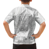 personalised-samoa-white-sunday-family-matching-off-shoulder-maxi-dress-and-hawaiian-shirt-manuia-le-aso-sa-o-tamaiti-polynesian-plumeria