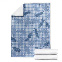 Blue Palaka Hawaii Palapalai Blanket Hawaiian Fern LT14 - Polynesian Pride