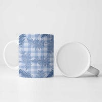 Blue Palaka Hawaii Palapalai Ceramic Mug Hawaiian Fern LT14 - Polynesian Pride