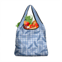 Blue Palaka Hawaii Palapalai Grocery Bag Hawaiian Fern LT14 1-pack One Size Blue - Polynesian Pride