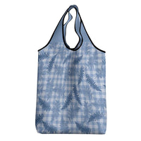 Blue Palaka Hawaii Palapalai Grocery Bag Hawaiian Fern LT14 - Polynesian Pride