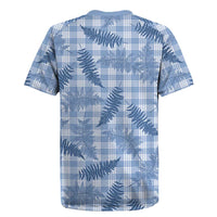 Blue Palaka Hawaii Palapalai Rugby Jersey Hawaiian Fern LT14 - Polynesian Pride