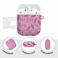 Purple Palaka Hawaii Palapalai AirPods Case Hawaiian Fern - Polynesian Pride