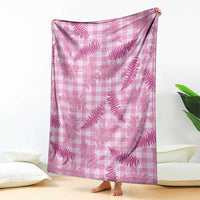 Purple Palaka Hawaii Palapalai Blanket Hawaiian Fern LT14 - Polynesian Pride