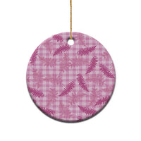 Purple Palaka Hawaii Palapalai Ceramic Ornament Hawaiian Fern LT14 - Polynesian Pride