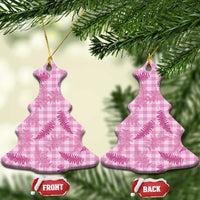 Purple Palaka Hawaii Palapalai Ceramic Ornament Hawaiian Fern LT14 Christmas Tree Purple - Polynesian Pride