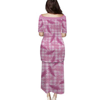 Purple Palaka Hawaii Palapalai Family Matching Puletasi and Hawaiian Shirt Hawaiian Fern - Polynesian Pride