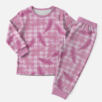 Purple Palaka Hawaii Palapalai Christmas Pajama Set Hawaiian Fern LT14 Men Purple - Polynesian Pride
