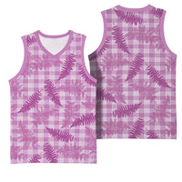 Pink Palaka Hawaii Palapalai Basketball Jersey Hawaiian Fern LT14 - Polynesian Pride