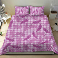 Pink Palaka Hawaii Palapalai Bedding Set Hawaiian Fern LT14 - Polynesian Pride
